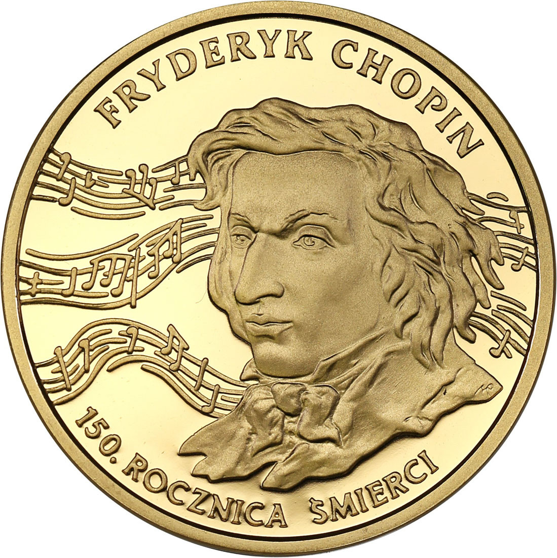 III RP. 200 złotych 1999 Fryderyk Chopin - 150. Rocznica Śmierci
